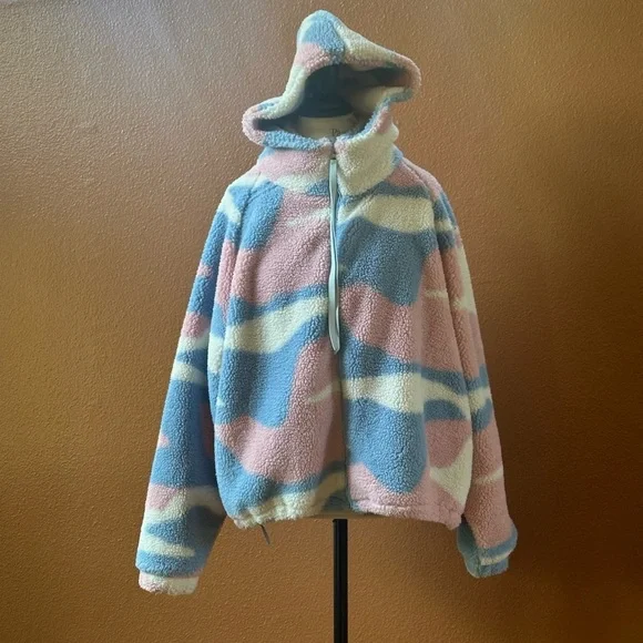 Ugg All Gender Pride Sherpa Hooded Jacket Size Small Excellent Condition! - Picture 4 of 10